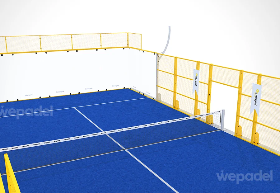 Panoramic 360 padel court, view 2