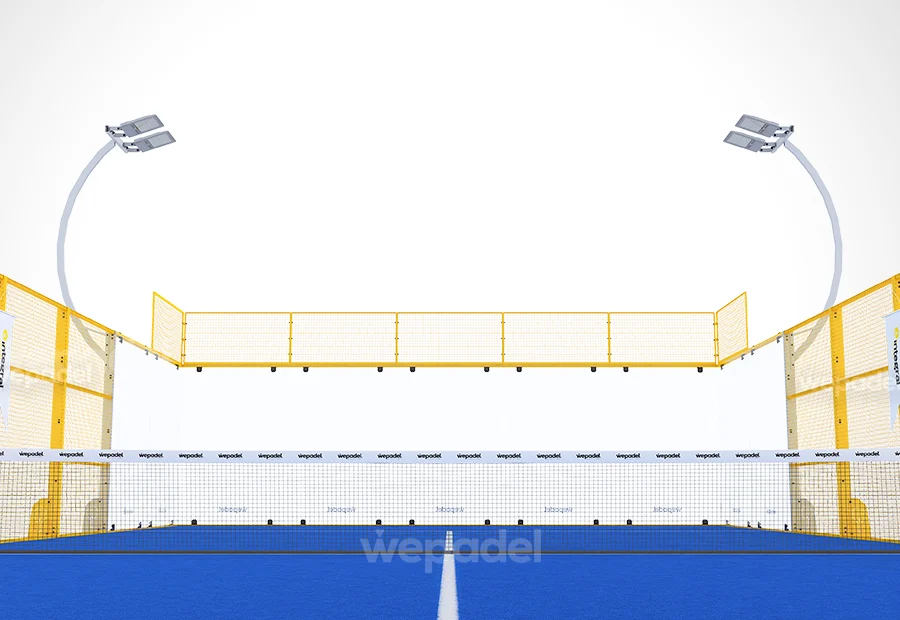 Panoramic 360 padel court, view 3
