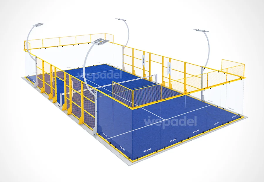 Panoramic 360 padel court, view 6