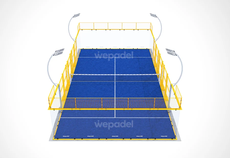 Panoramic 360 padel court, view 7