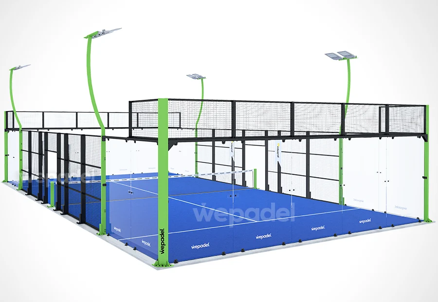 Panoramic Challenge padel court, view 5